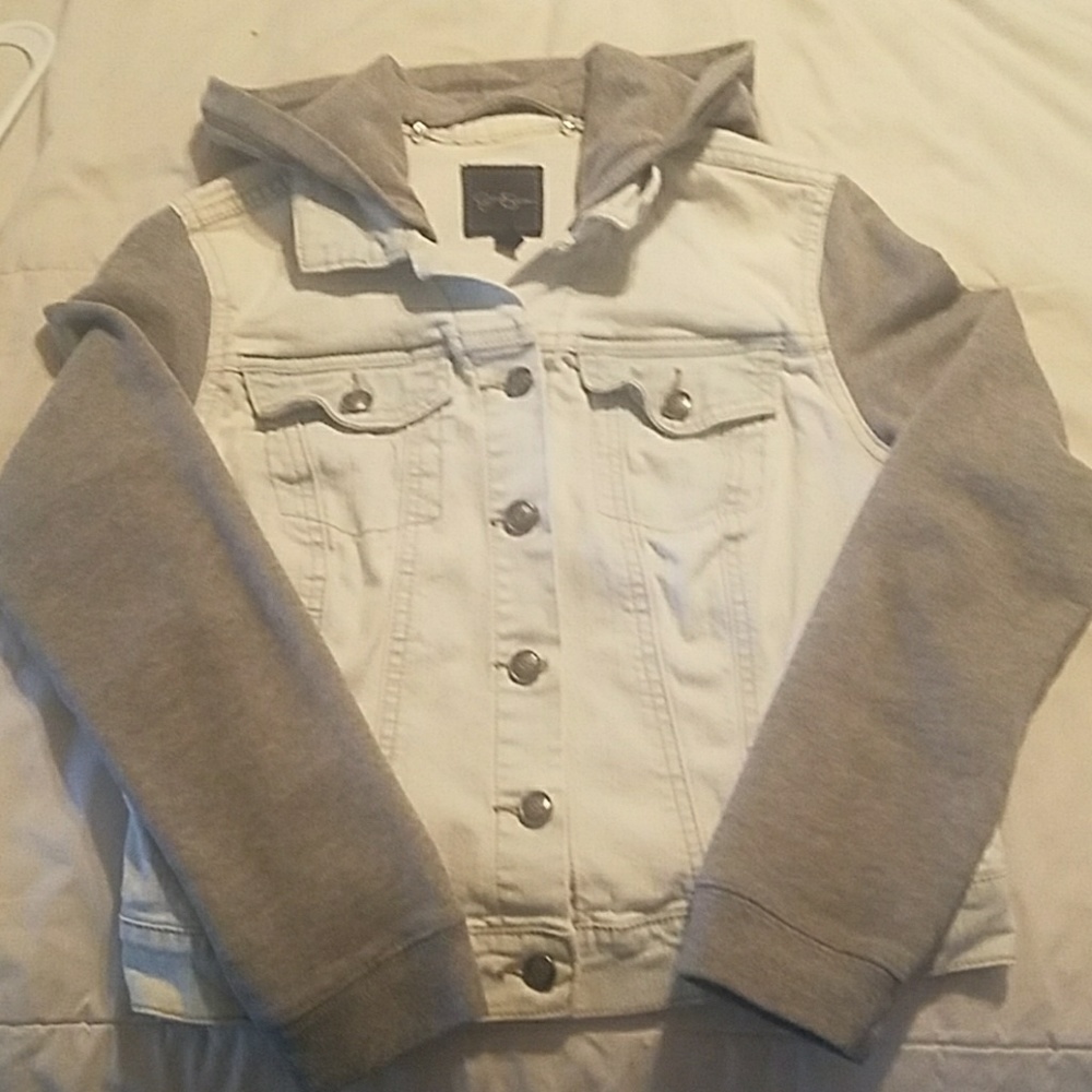 Jessica Simpson denim hoodie