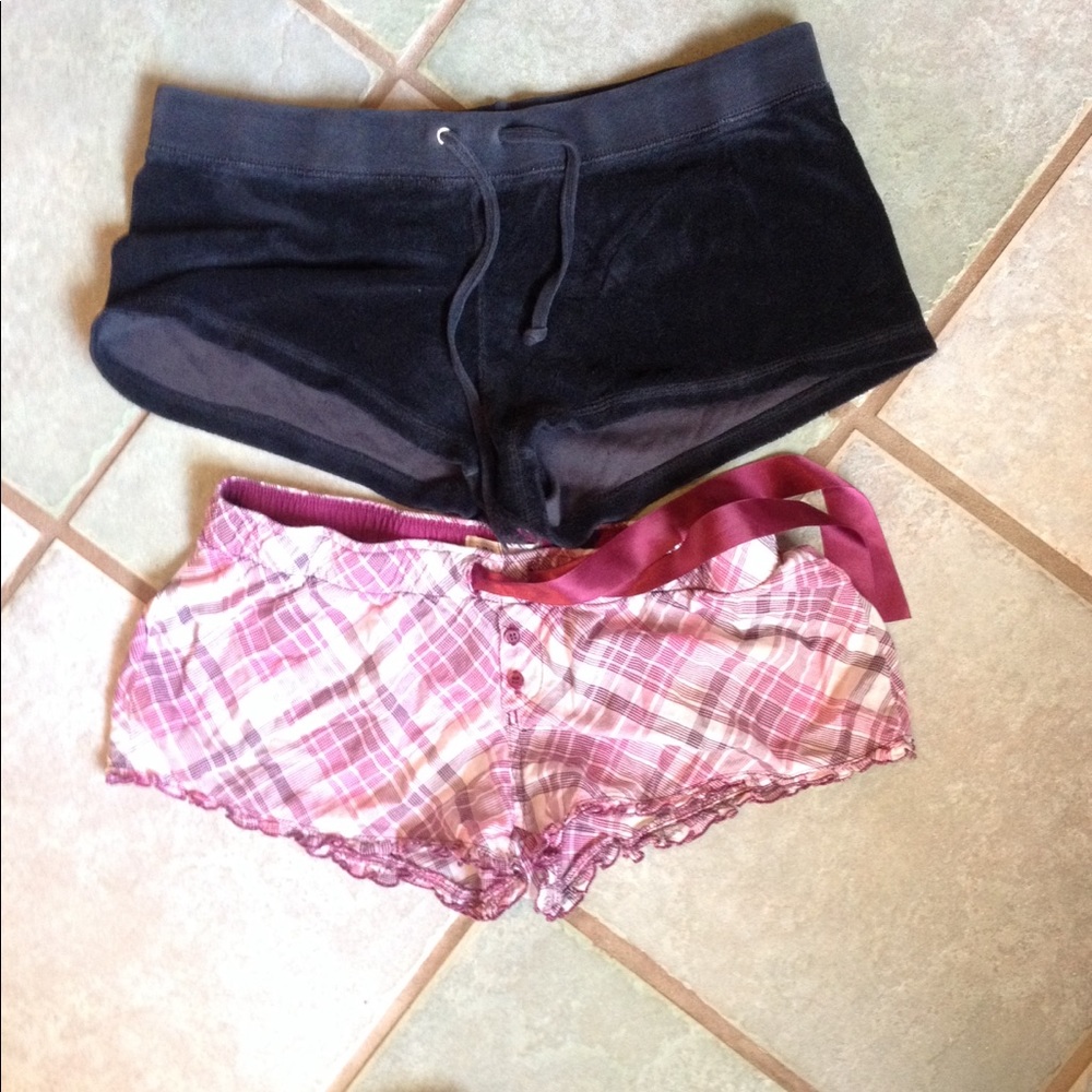 Juicy couture black shorts bundle medium