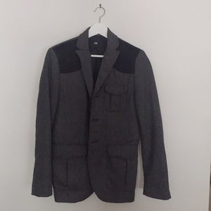 H&M men's tweed blazer. Size 36R.