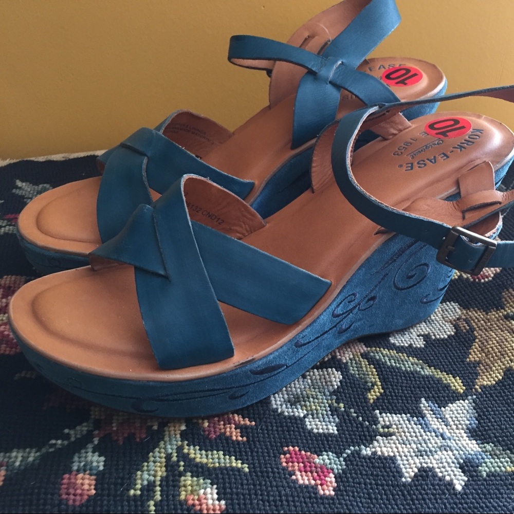 KORK-EASE platform sandals NWT