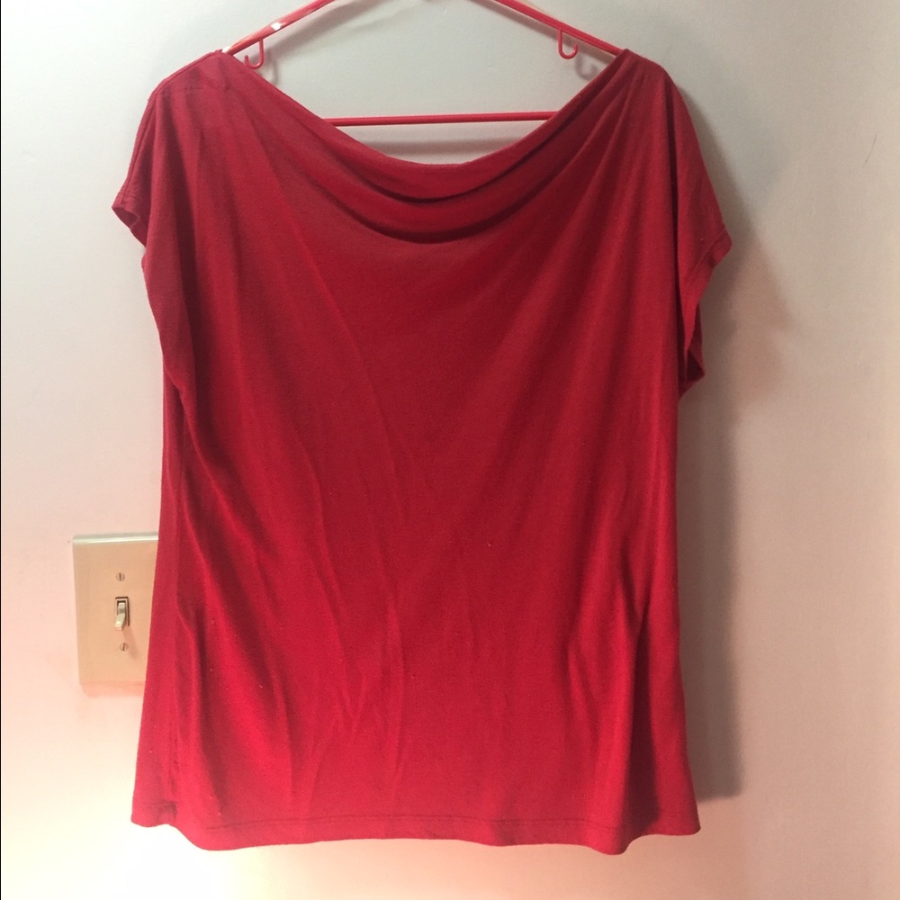 Modcloth Artistic Retreat top in Coral