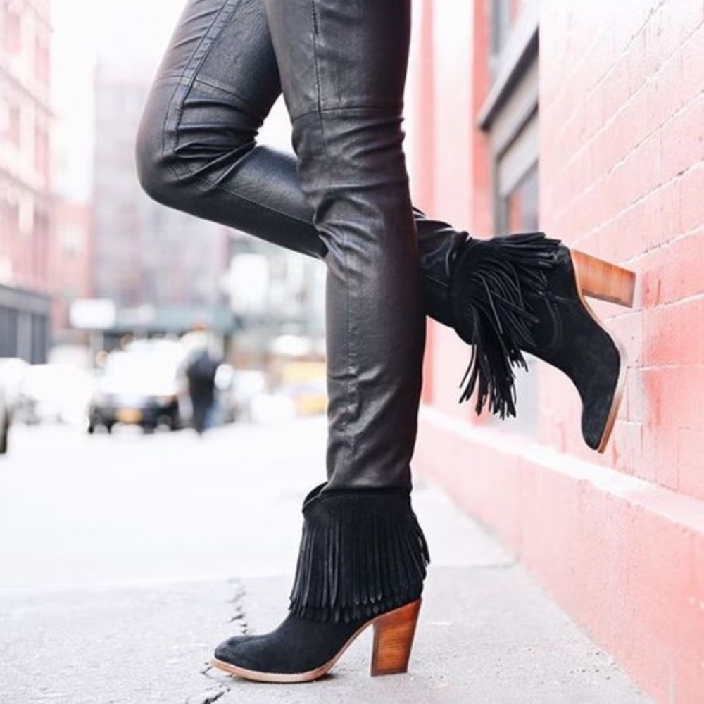 Ilana Fringe Bootie