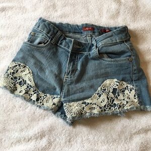Arizona Jeans Co. Girls Lace Shortie Shorts