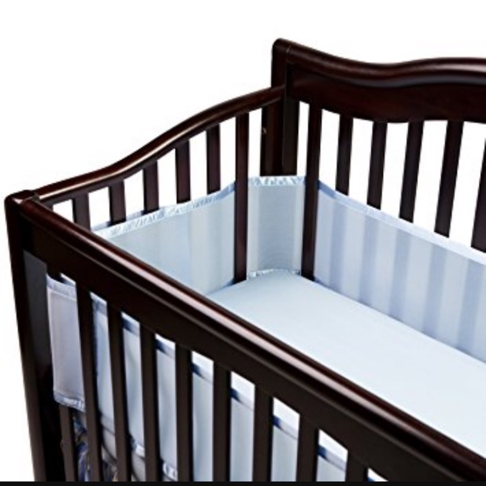 Breathable baby mesh crib bumper ❤️