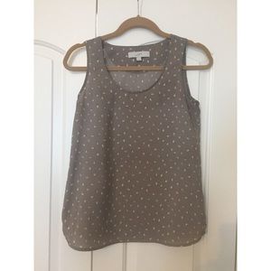 Loft sleeveless blouse
