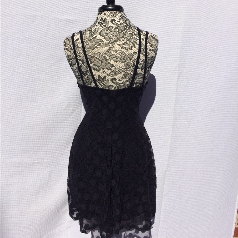 🌺🌺Black Polka Dot Mimi Dress - Picture 3 of 4