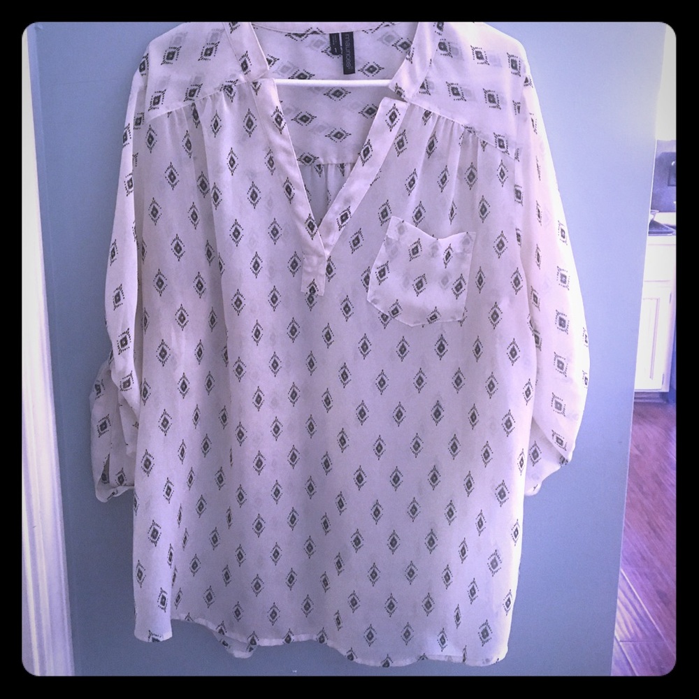 Maurice's size 1 or 1x Blouse
