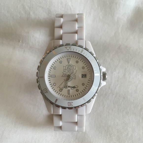 Ed Hardy Jewelry - White Ed Hardy watch