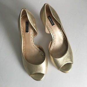 Gold Alex Marie Heels