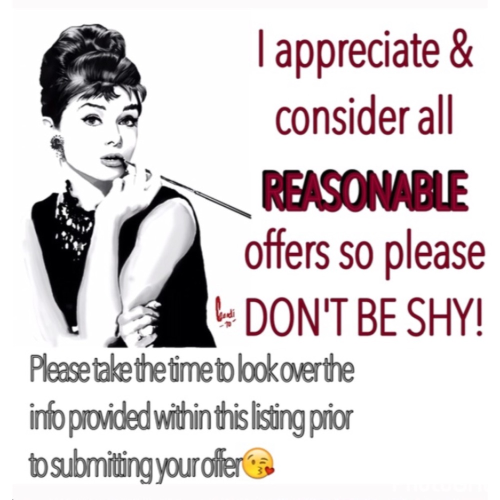 Reasonable offers always welcome!