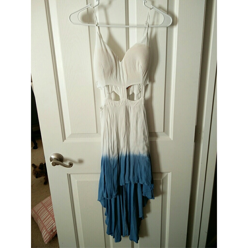 NASTYGAL white/blue ombre