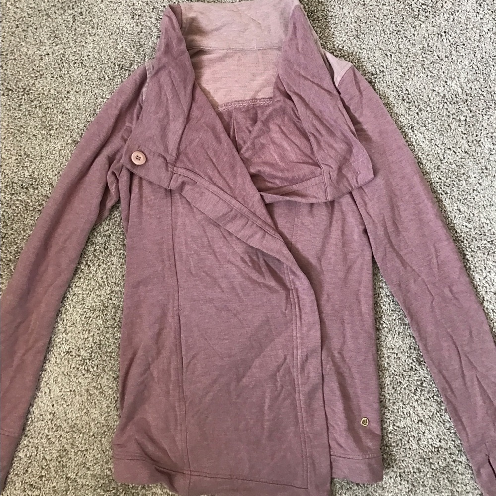 Lululemon cross button sweater