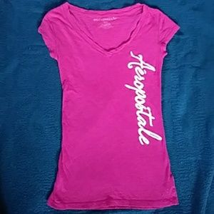 V-neck Embroidered Aeropostale tshirt