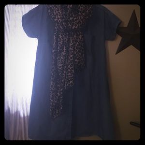 Cute denim dress with pockets