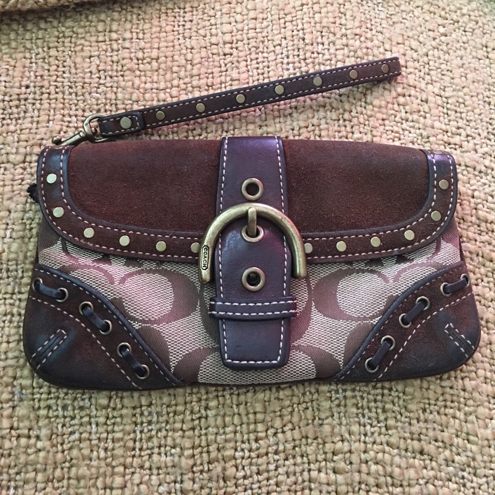 SOLD Authentic Coach Wristlet