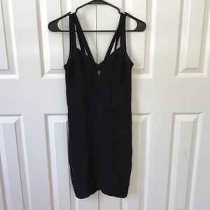 Bebe body con bandage dress with broken zipper