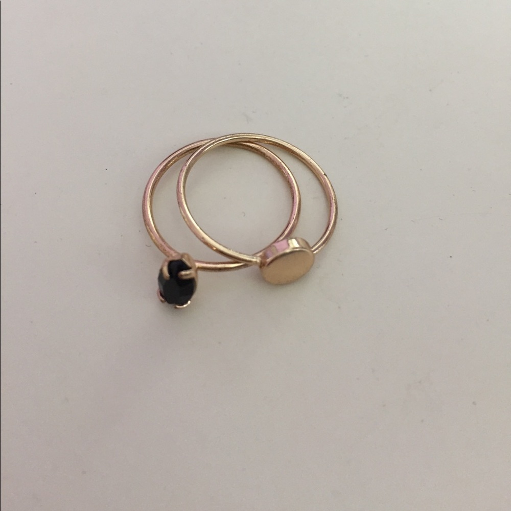 Rose Gold ring set