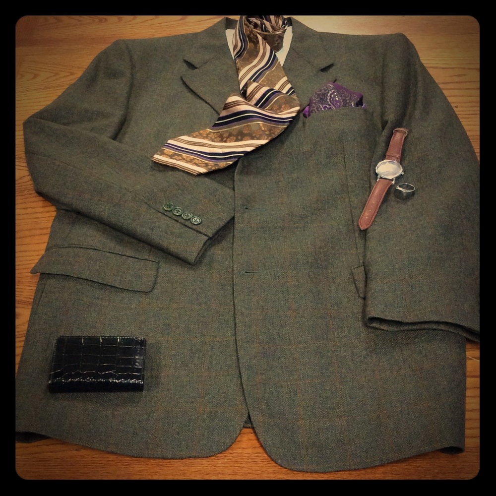 Barneys New York Tweed Sport Coat