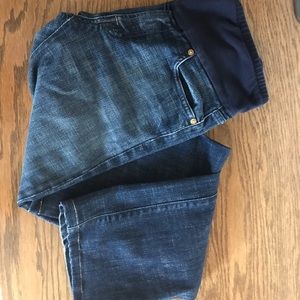 7 for all Mankind maternity jeans size 30