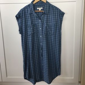 Treasure & Bond (Nordstroms) Plaid T-Shirt Dress