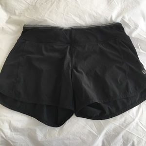 Lulu running shorts.