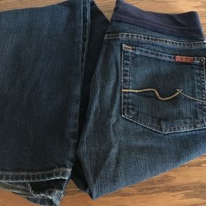7 for all Mankind maternity jeans - size 29