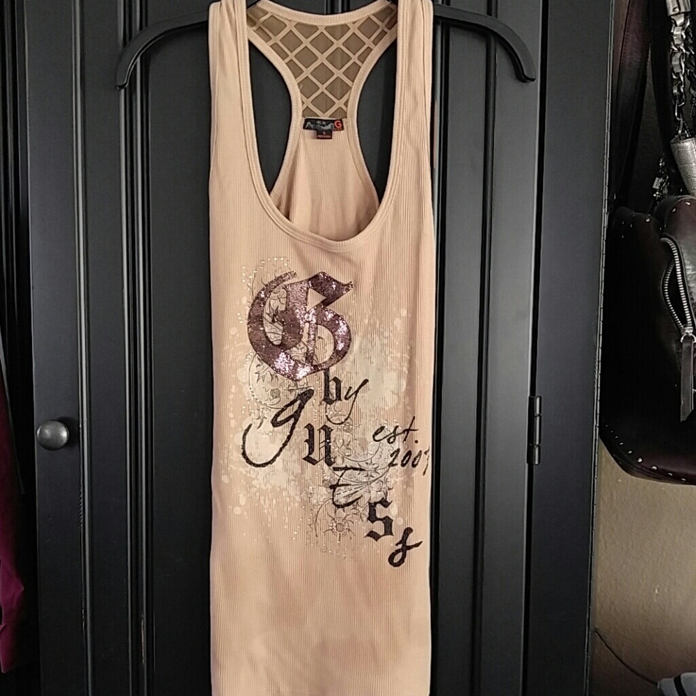 New GUESS logo tank