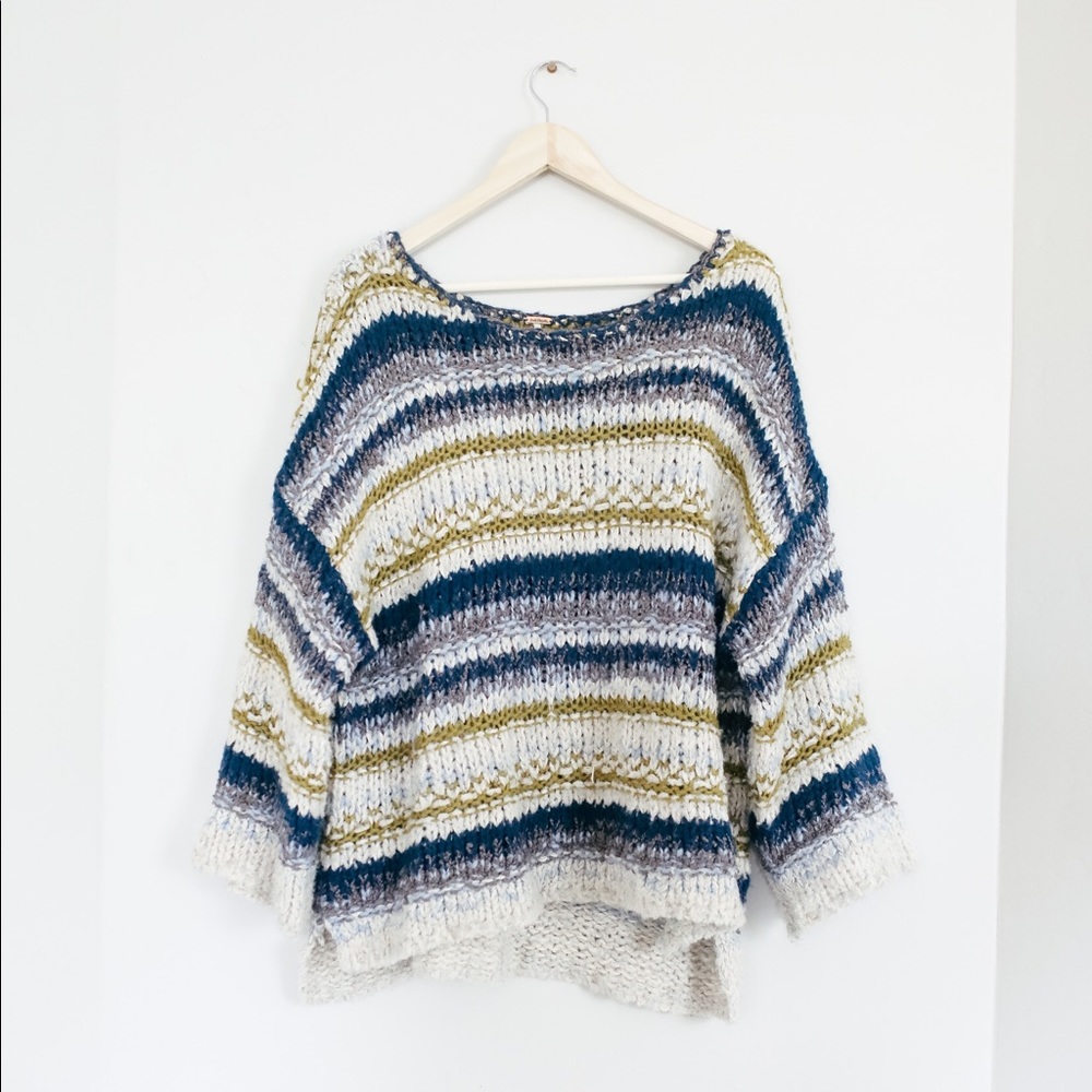 Free People chunky knit sweater