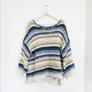 Free People chunky knit sweater