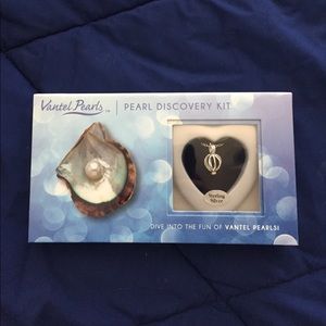 Sterling cage necklace with real Pearl