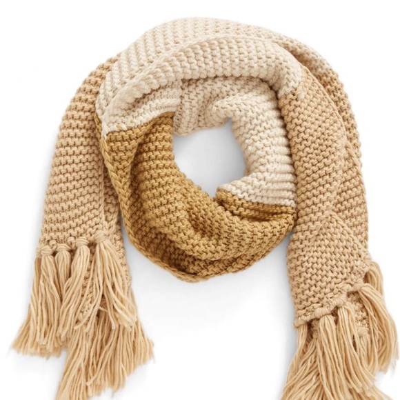 bp Accessories - NWT BP Knit Scarf - Tan Multi