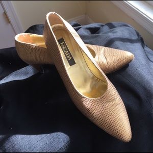 Gold Escada Heels