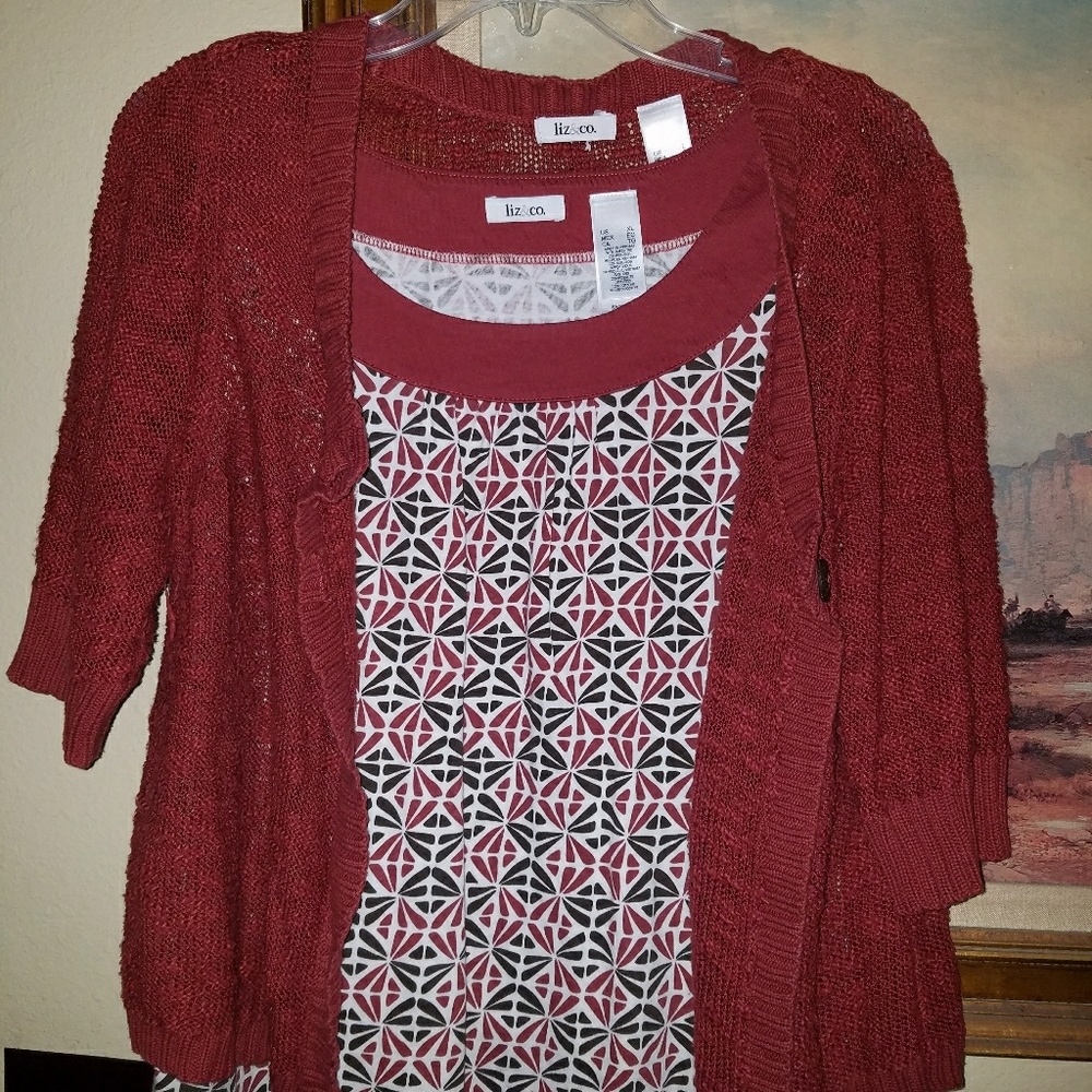 Cute tank/cardigan set