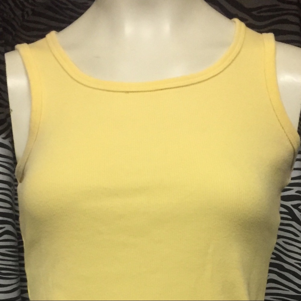 2 Tank top Yellow No Boundaries and Black Old Navy