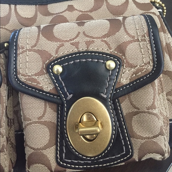 🛑🛑SOLD🛑🛑Brown coach bag - Picture 3 of 8