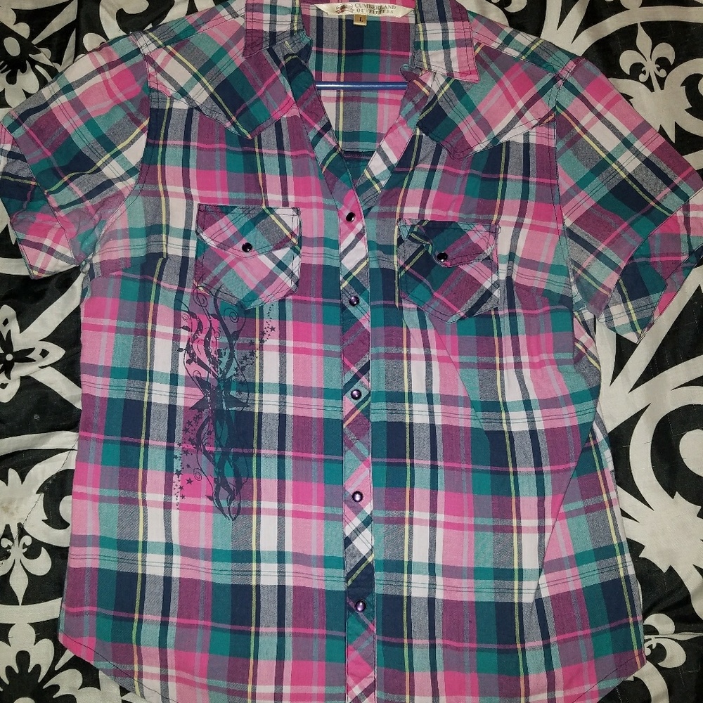 Pearl snap shirt
