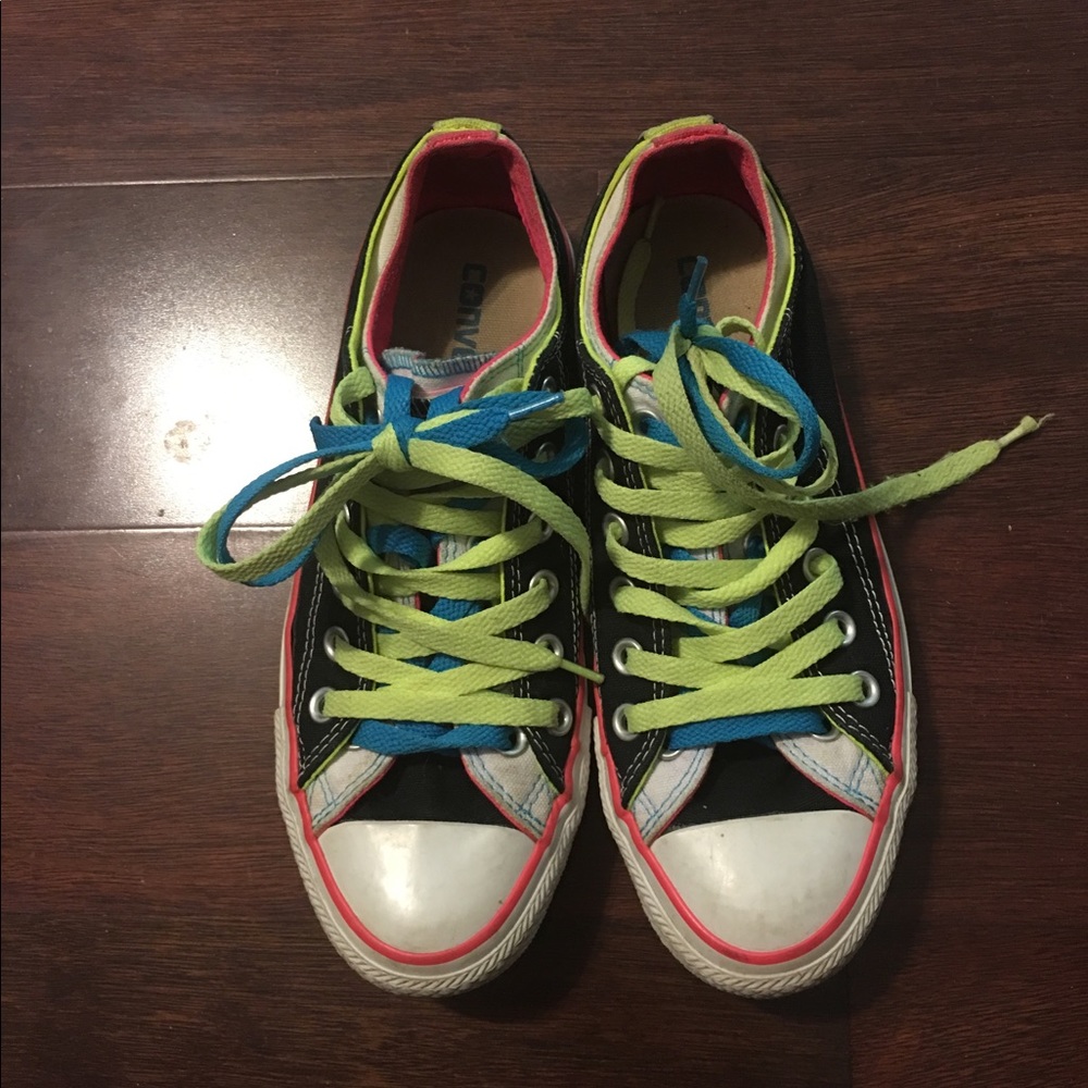 Fluorescent/neon Converse