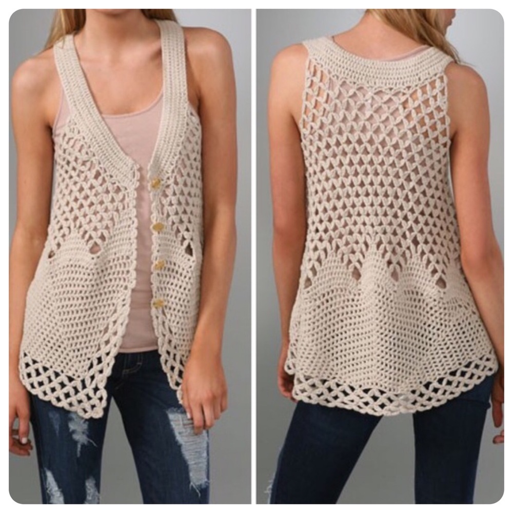 Free People crochet top
