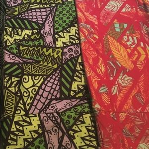BOTH pair of TC Lularoe leggings