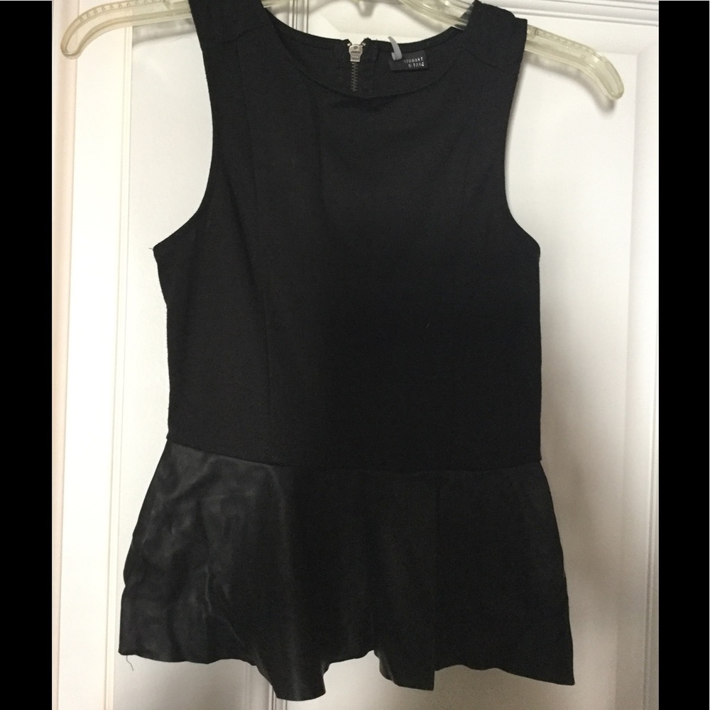 Dressy Peplum Shirt