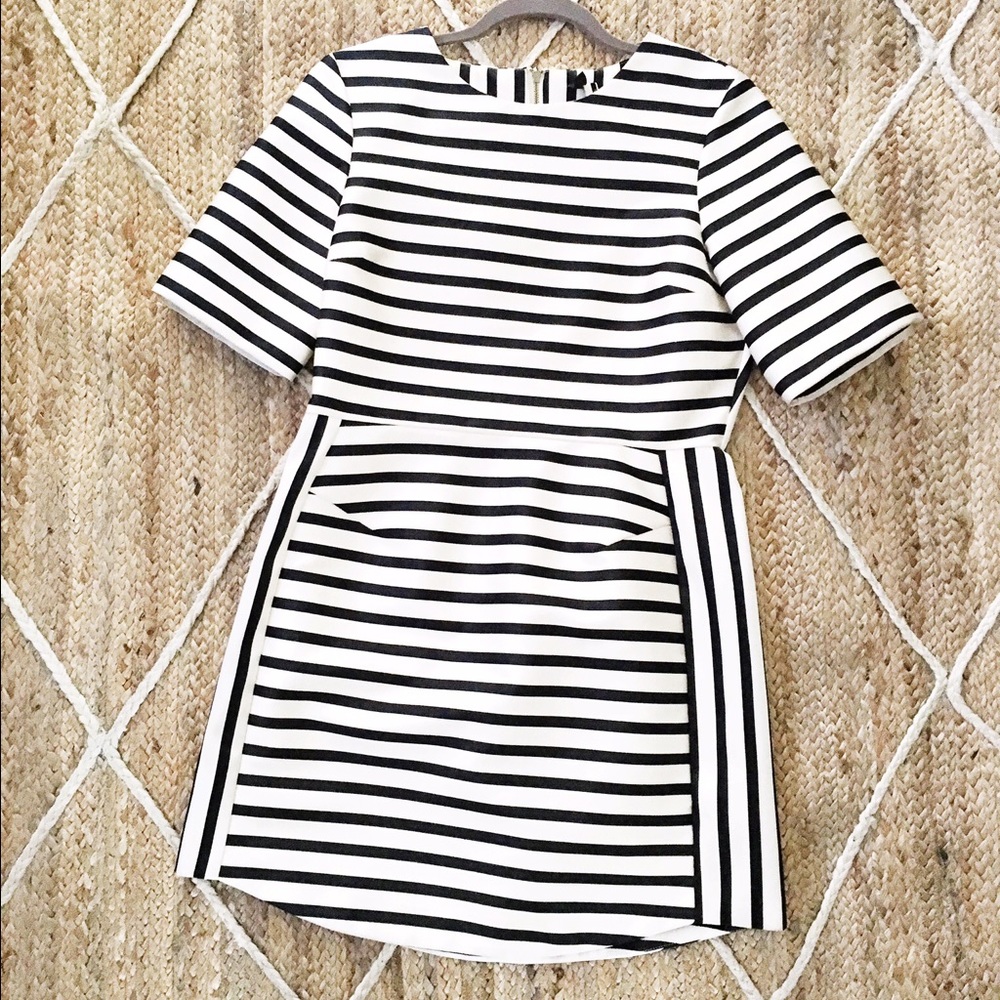Striped top shop shift dress
