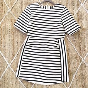 Striped top shop shift dress