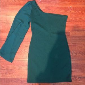 Dark green dress