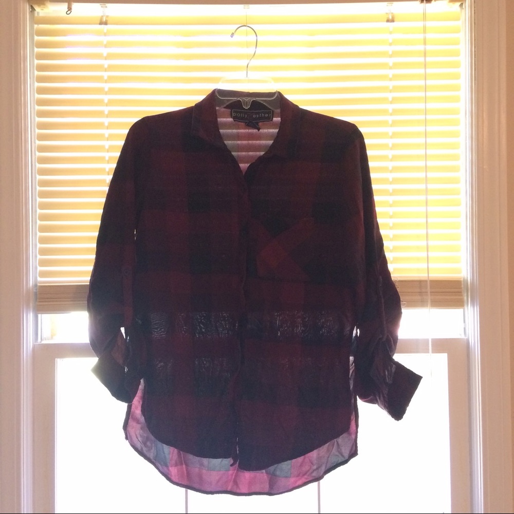PLAID SHIRT WITH TAIL
