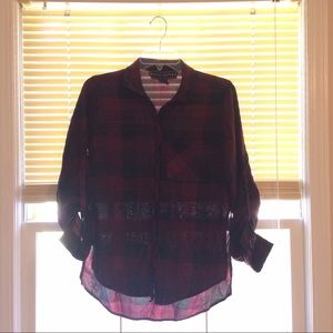 PLAID SHIRT WITH TAIL