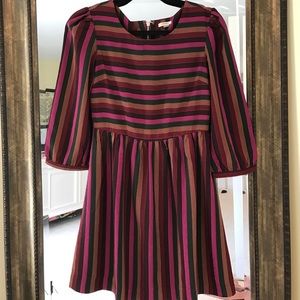 Fall time Fossil dress with 3/4 length sleeves