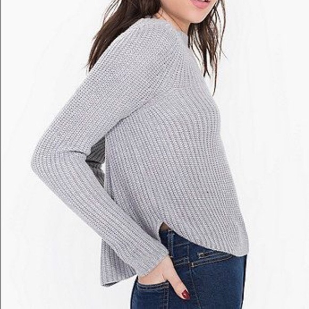 NWT Aslan sweater in Silverfox