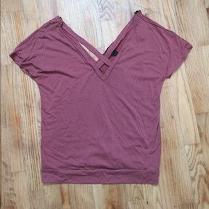 Rust colored short sleeve shirt from Forever 21