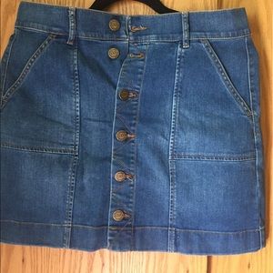 Loft jean skirt