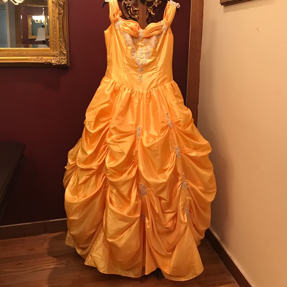 Custom Made Belle Inspired Elegant Dress